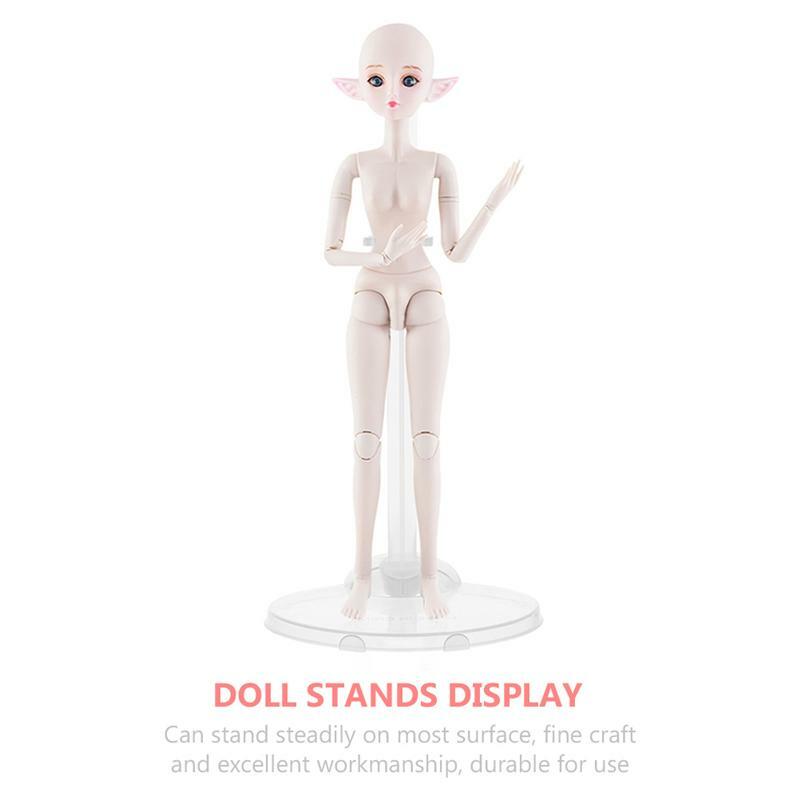 人形用の透明なサポート,15個,アクセサリーホルダー,おもちゃ用のディスプレイスタンド