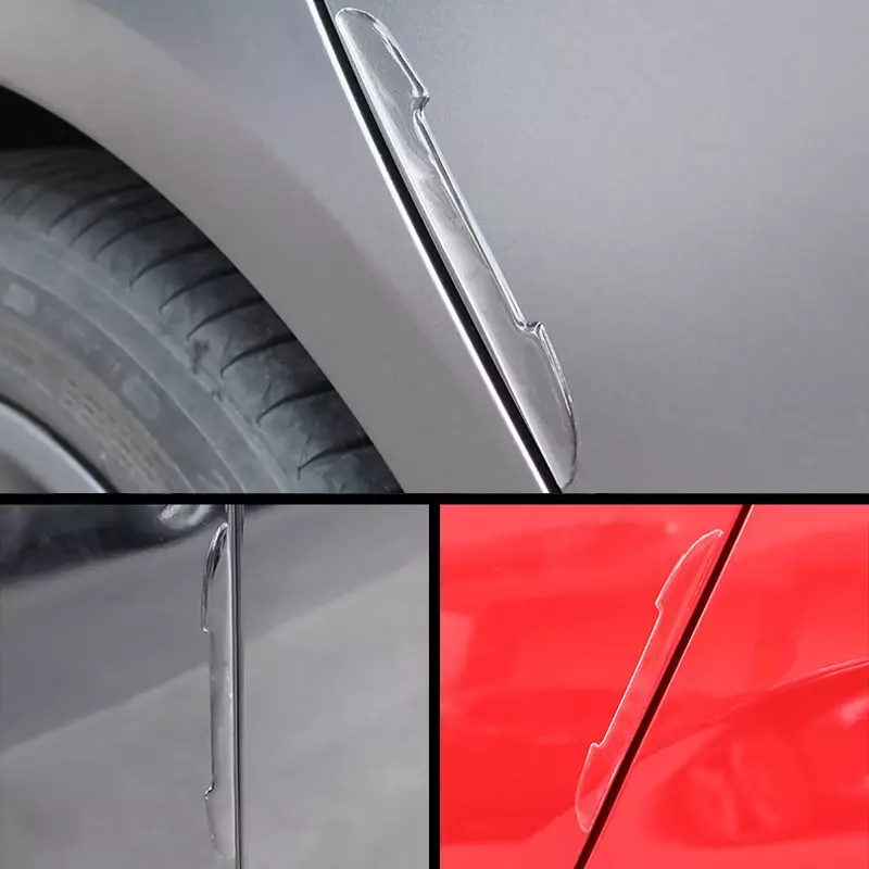 Car Door Transparent Anti-collision Protector Bar Stickers Rearew View Mirror Cover Protection StripSide Edge Protection Guards