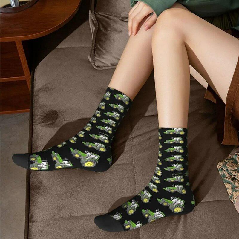 TRACTOR Socks Harajuku High Quality Stockings All Season Long Socks Accessories for Man's Woman's Gifts