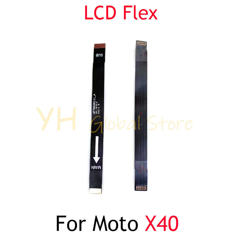 Dla Motorola Moto X40 główna płyta główna złącze LCD Board Flex Cable części zamienne