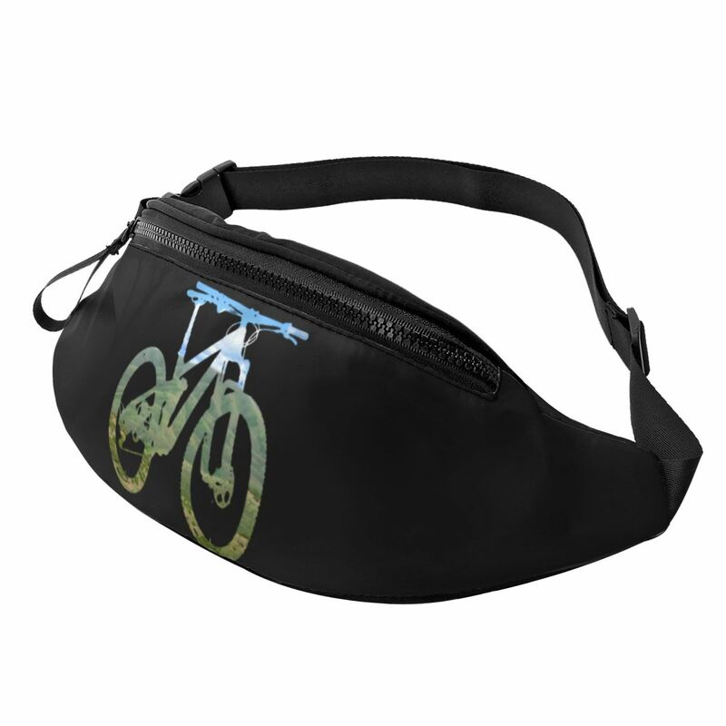 Mountain Bike Mountain And Sky MTB Collection Dumpling Bags Accessories For Unisex Trend Fanny Pack