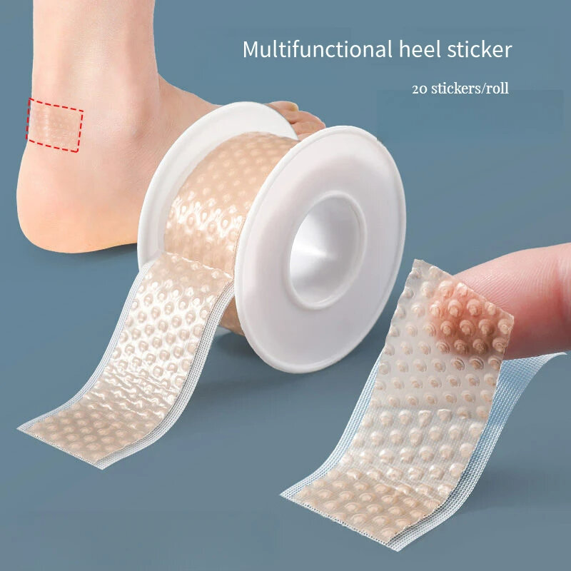 Biomimetic-Silicone Heel Sticker para Sapatos Femininos, Produtos para Cuidados com os Pés, Protetores Invisíveis do Salto, Acessórios Multifuncionais