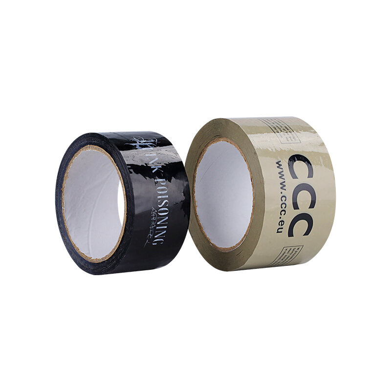Customized productLow Noise Black Customised Adhesive Tape Seam Sealing Tape Custom Packaging Tape with Logo