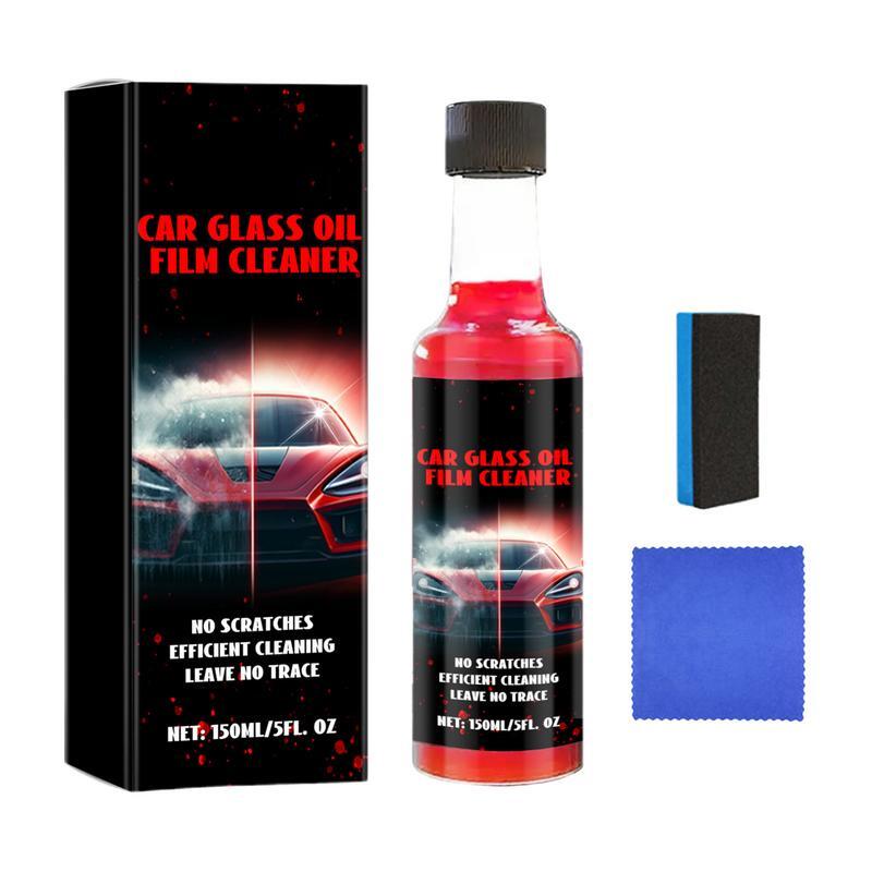 Car Glass Oil Film Cleaner Auto Glass Oil Film Remover Auto Glass Oil Film Remover 150ml For Easily Restore Glass Clarity
