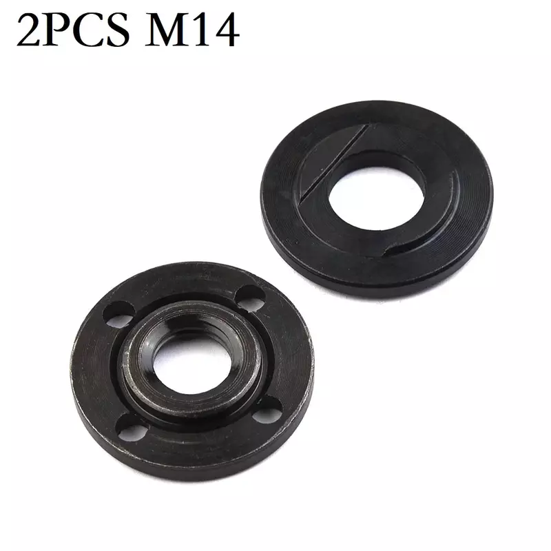 Power Elect Tool Machinery Part And Accessories Thread Replacement Angle Grinder Inner Outer Flange Nut Set Instrument Suitable