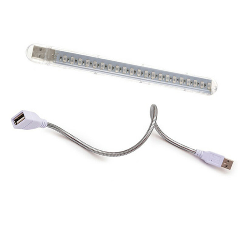 VnnZzo Lampu Tanaman LED Spektrum Penuh Lampu Tumbuh USB Lampu Pertumbuhan LED Fleksibel Lampu Phyto Bibit Bunga Lampu Hidroponik