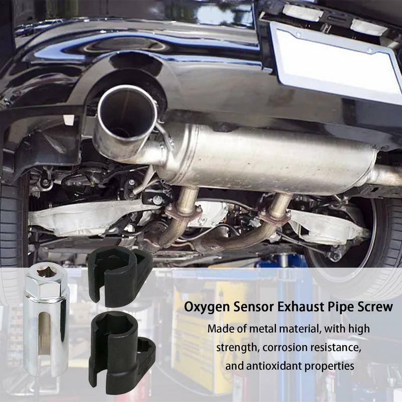 Extractores de Sensor de oxígeno, herramienta de extracción de Sensor de O2, enchufe de interruptor, herramienta de reparación o mantenimiento eficiente con diseño de compensación 3