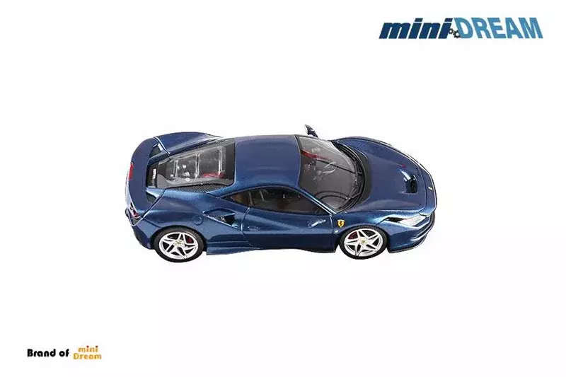 MiniDREAM 1:64 F8 Tributo Metallic Red / Blue Diecast Model Car