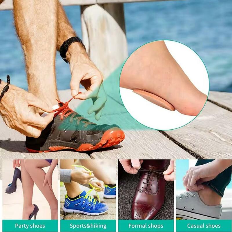 Bantalan Metatarsal tidak terlihat, kaus kaki untuk pria dan wanita, bantal dapat digunakan kembali untuk pelari, bantalan Perawatan Kaki Anti selip, pereda nyeri, bantal kaki depan