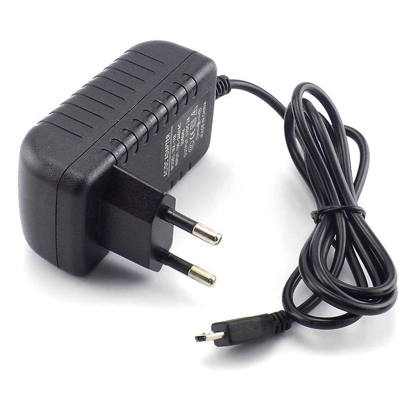 Micro USB Camera Power Supply Adapter AC to DC 5V 2A 2000mA Converter Output for CCTV Iuput 100-240V US/EU Plug L19