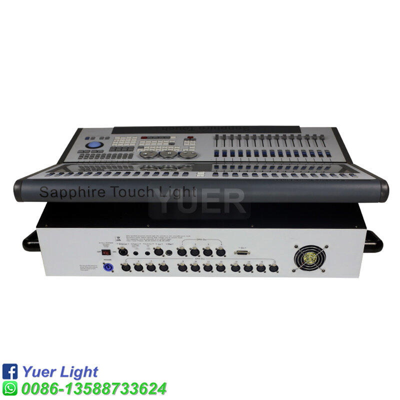 YUER Sapphire oświetlenie sceniczne perła kontroler DMX512 Tiger Touch konsola v11 z flyckiem na pokaz scena dyskoteki DJ