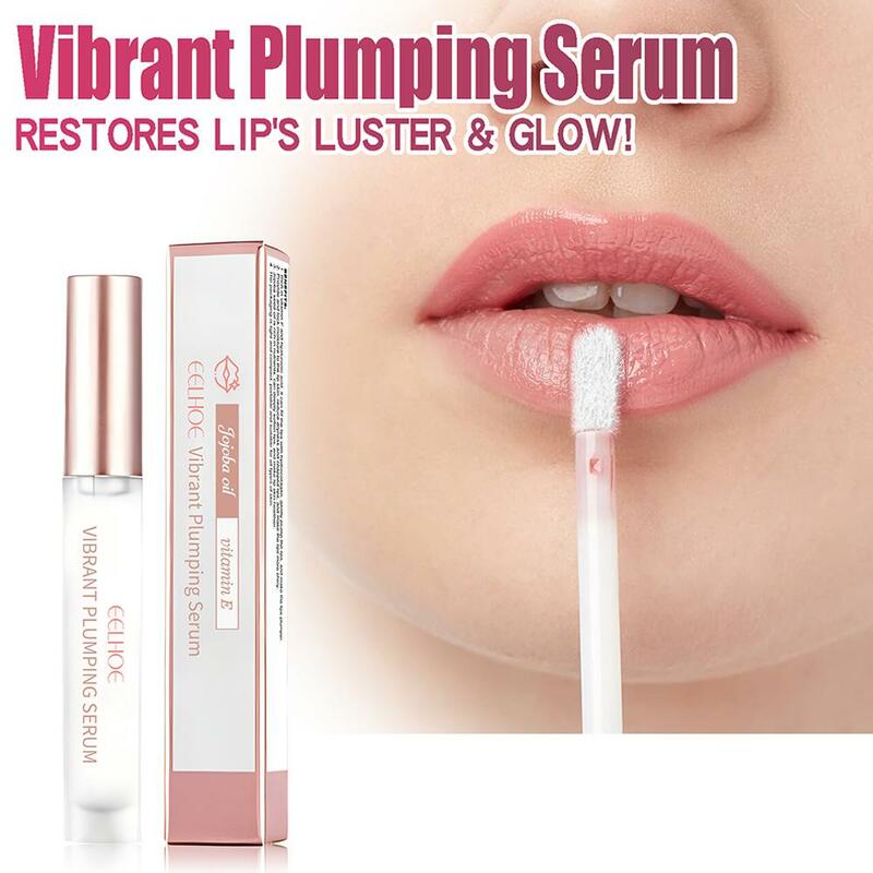 4ml Lip Plump Serum Instant Volumising Increase Lip Lip Line Skin Plumping Moisturizer Dead Oil Gloss Care Fade Essential X3E7