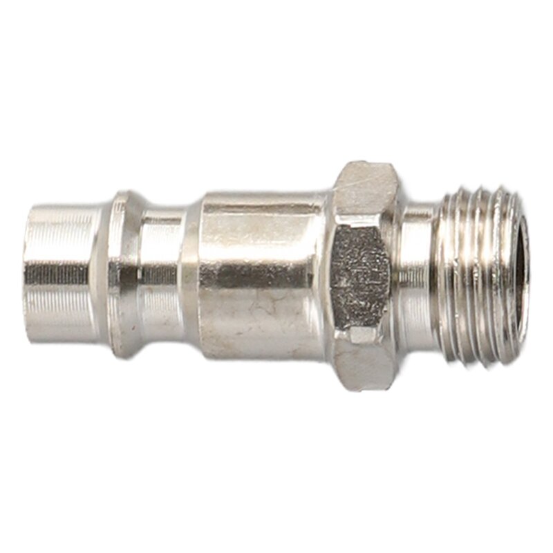 Quick Release Euro Compressed Air Line Coupler Connector Fitting 1/4in Male Home Improvement Plumbing Accessories