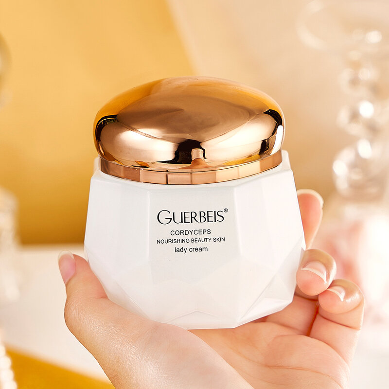 55g Cordyceps Moisturizing Lady Face Cream Hydrating Brightening Skin Tone Winter Facial Skincare Product Cosmetics