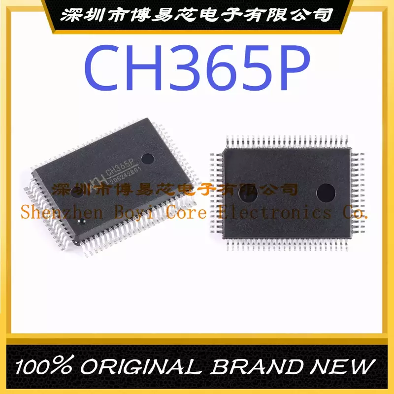Puce IC d'interface authentique CH365P, emballage FQFP-80 neuf et Original