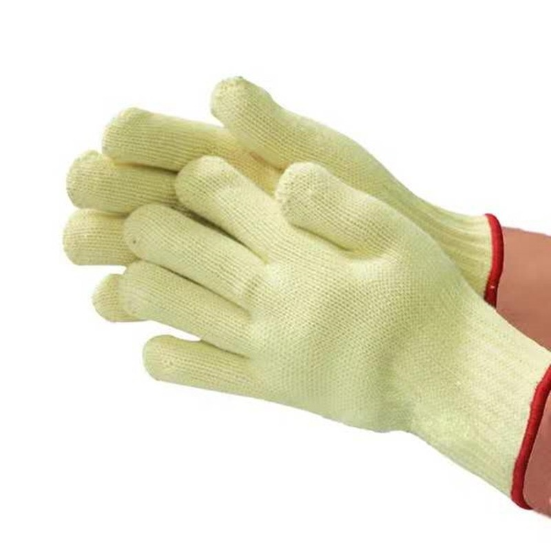 High Quality Thicken Double Cotton 500 Celsius Super Heat Resistant Anti Burn Heatproof Gloves Oven Kitchen White