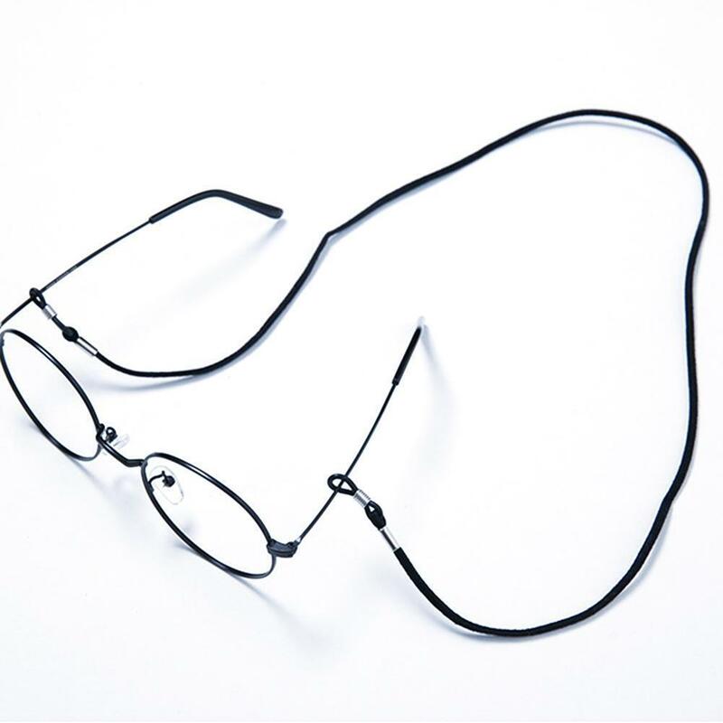 탄성 미끄럼 방지 선글라스 로프, 야외 스포츠 안경 스트랩, 분실 방지 체인, 어린이 안경 걸이 로프, 1 개