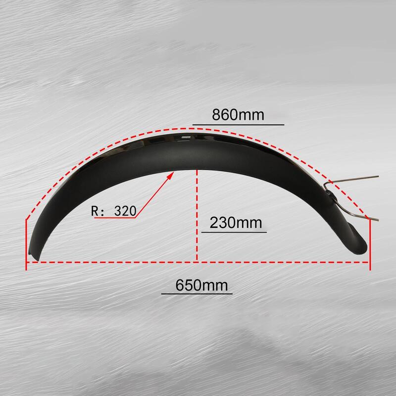 26/20" x4.0 Bike Fenders Fat Tire Mud Guards Fender Set Mudguards For BMX Folding Snow E-Bike Bicycle MTB Cycling Accessories