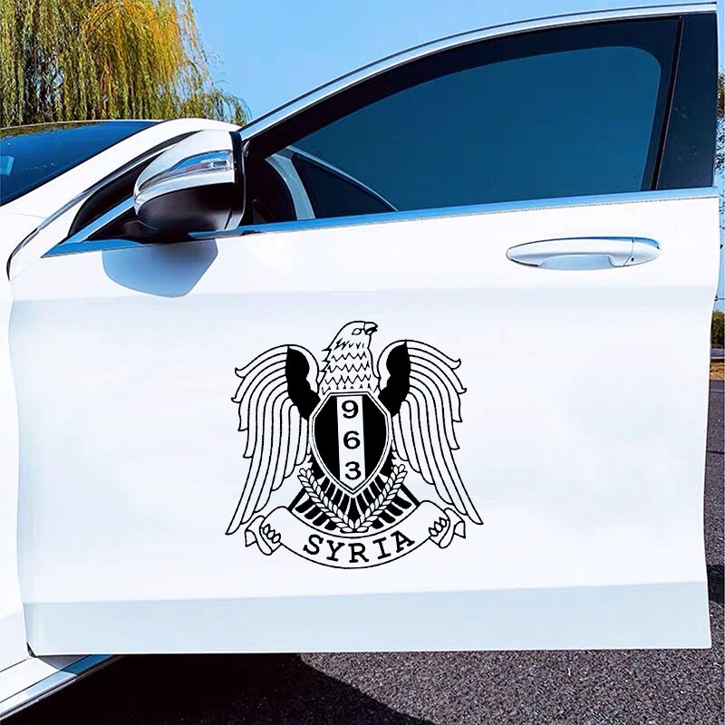 Calcomanía de vinilo V1777 # Escudo de Armas de Argelia 963, pegatina impermeable, accesorios para parachoques, ventana trasera, portátil