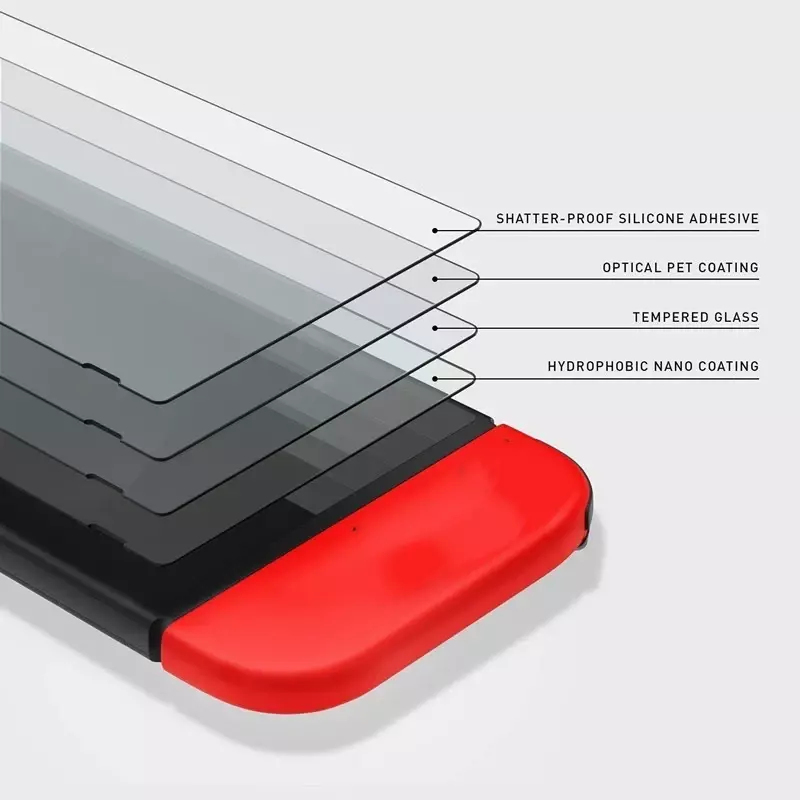 1-4PCS Schutz Gehärtetem Glas Für Nintend Schalter Lite Screen Protector Film Für Nintendos Schalter NS OLED Glas zubehör