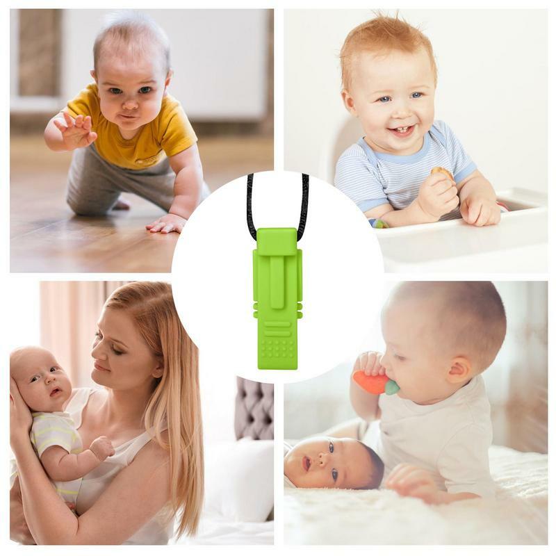 Mainan tumbuh gigi mainan bantuan gigi dengan Squeaker silikon Teether untuk anak laki-laki dan perempuan silikon lembut dan fleksibel Teether untuk bayi