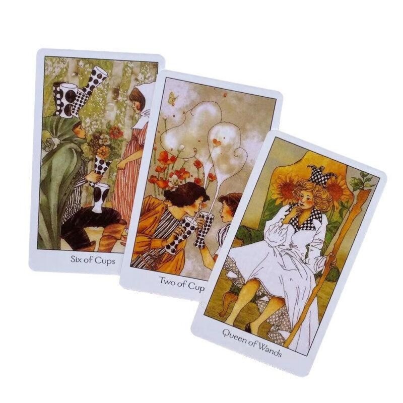 10.3*6cm marzący sposób tarota tradycyjny Tarot ze współczesnym stylem artystycznym wyrocznia gra w karty pokładzie tarota