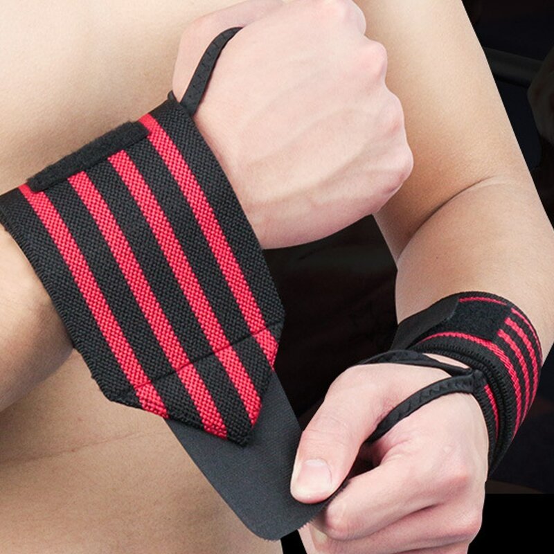 WOSWEIR 1 Piece Weightlifting Wristband Wrist Wraps Bandages Brace Powerlifting Gym Fitness Straps Support Sports Equipment