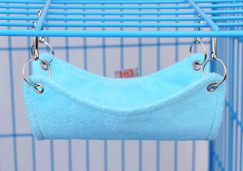 Hot Sale Hammock Pet Hamster Rat Parrot Ferret Hamster Hanging Bed Cushion House Cage Pet Products Home Cages
