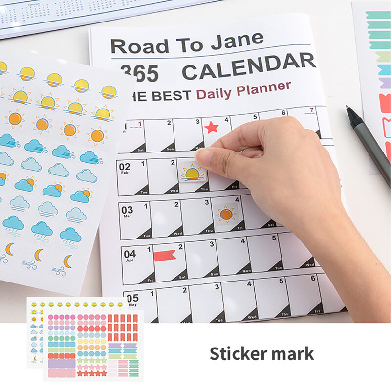 2024 Jaarkalender Dagelijkse Wekelijkse Maandelijkse Planner Kalender To-Do Lijst Briefpapier Thuiskantoor Schoolbenodigdheden