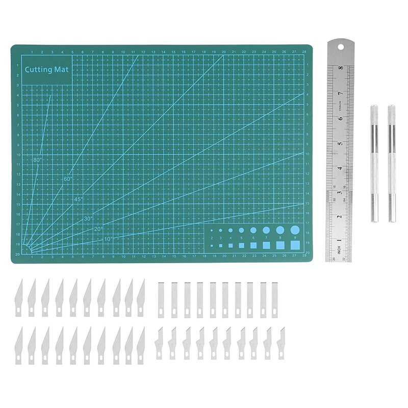 Coupe-papier à SV-A4 chaude Art stéréo Pad de coupe Gravure Couteau Pad Art Couteau Pad Outil de gravure Ensemble de lames