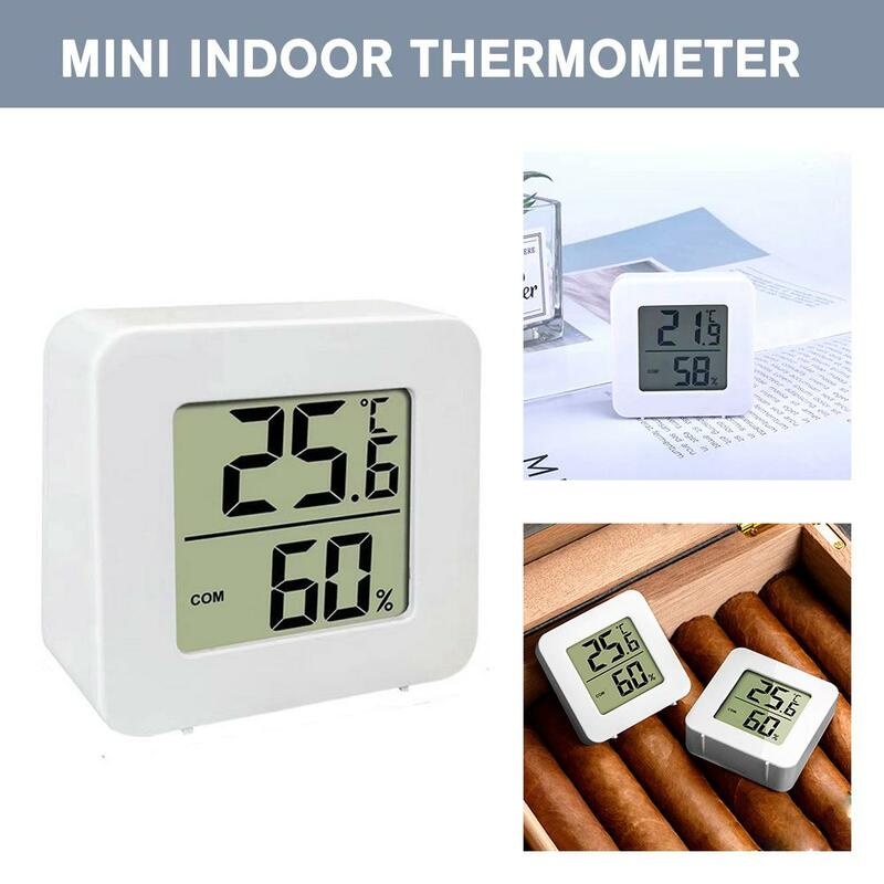 Mini termómetro Digital LCD para interiores, higrómetro de temperatura, Sensor, medidor de humedad, higrómetro para interiores, U2A4
