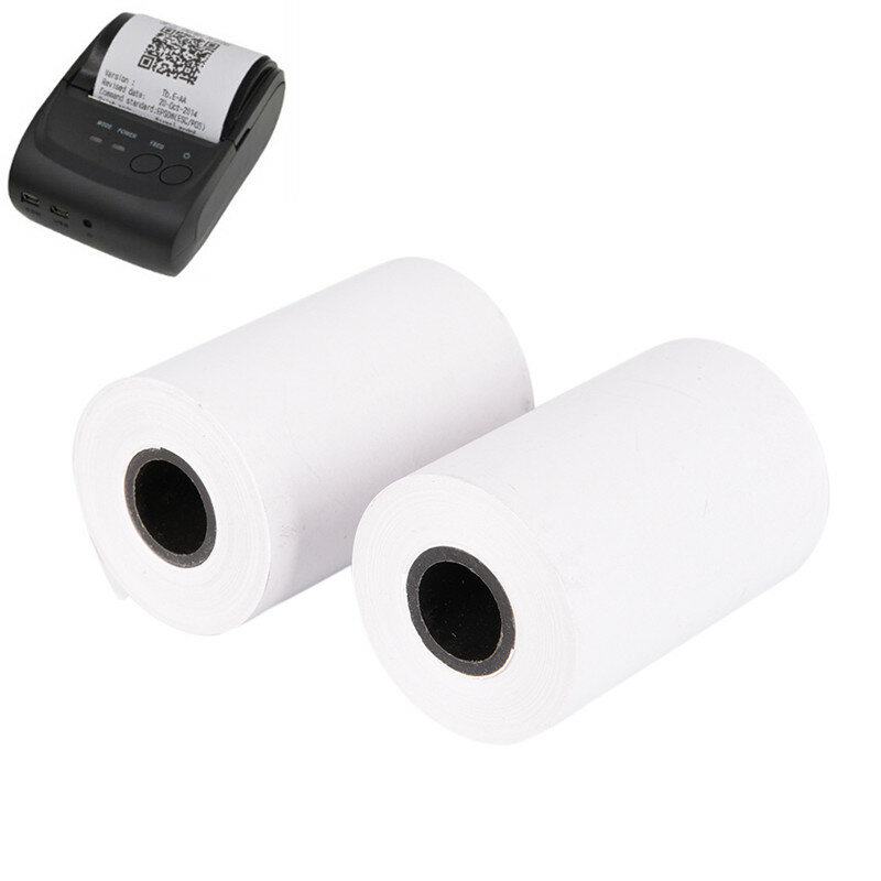 Rouleau de papier pour reçus thermiques, pour imprimante mobile POS 58mm, 57x40mm, 1 pièce