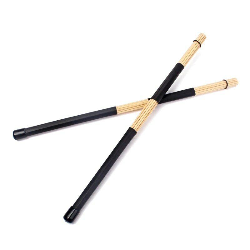 Baquetas práticas para baquetas bambu com aderência para tocar bateria