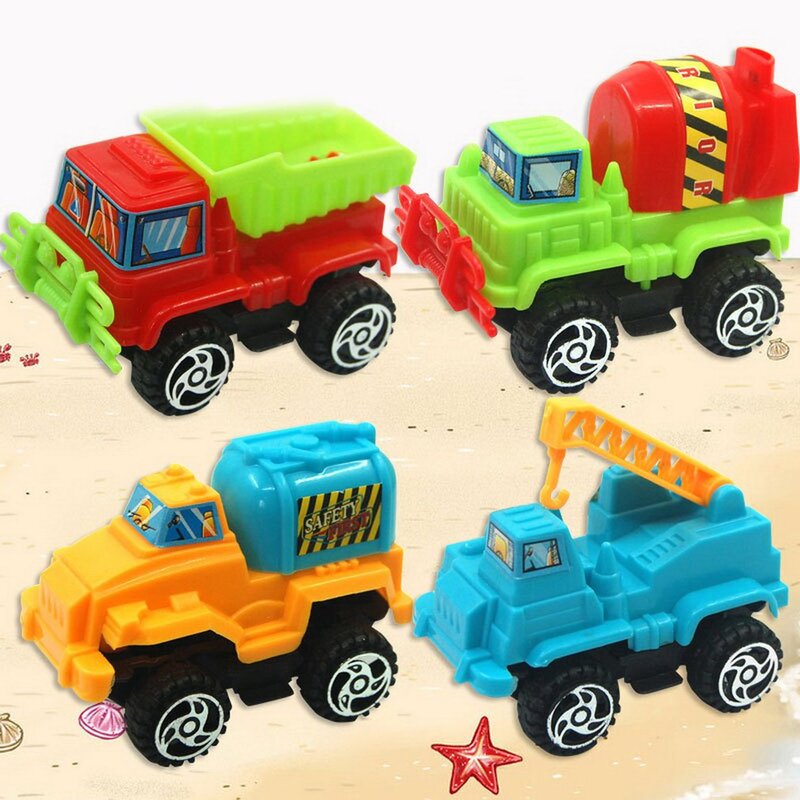 Puxar para trás modelo de engenharia carro diecast veículos de brinquedo carros de brinquedo para meninos meninas clássico veículo brinquedo carro educativo