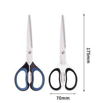 Deli 6058 Anti Stick Anti Rust Scissors Office And Home Scissors Stainless Steel Tailoring Scissors Solid And Durable Alloy