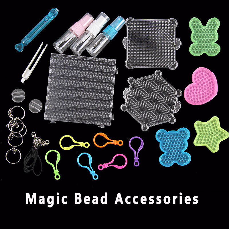 Per 5mm acqua perline magiche strumenti accessori bordo bambini modello Puzzle bambini giocattoli educativi ragazzi ragazze incantesimo perline Montessori