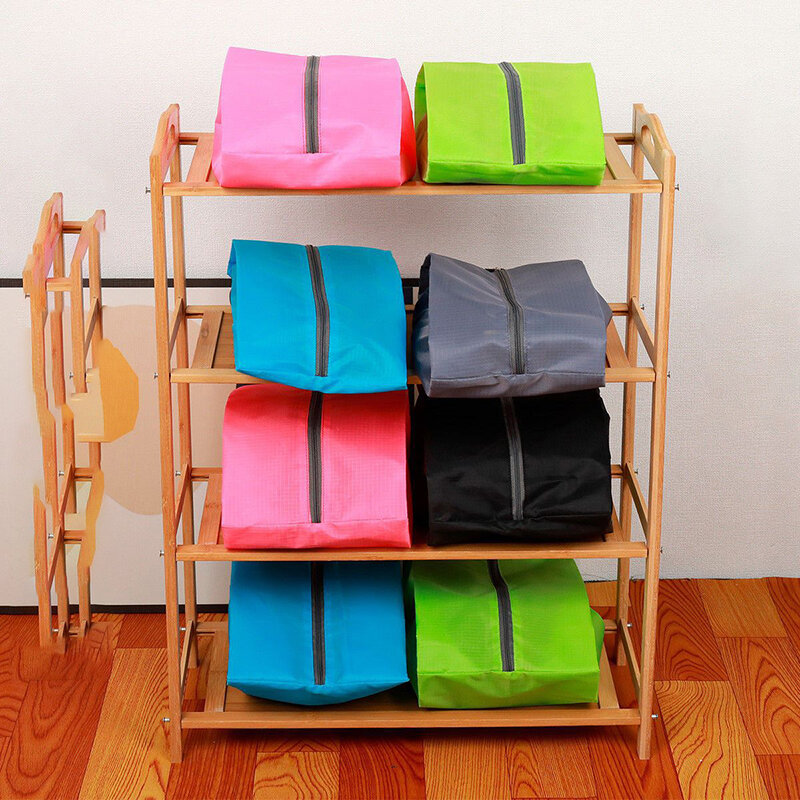 Giày chống bụi túi lưu trữ túi nhiều chức năng có thể gập lại ngoài trời du lịch nylon túi nylon túi chống thấm nước
