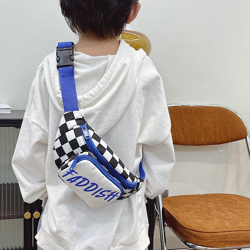 Винтажная Подарочная маленькая сумка в стиле хип-хоп, Детская сумка-мессенджер с надписью, поясная сумка