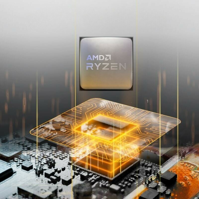Soquete para processador AMD Ryzen 5, 6 núcleos, 3,6 GHz, 12 threads, 7NM, 65W, AM4, AM4, Novo