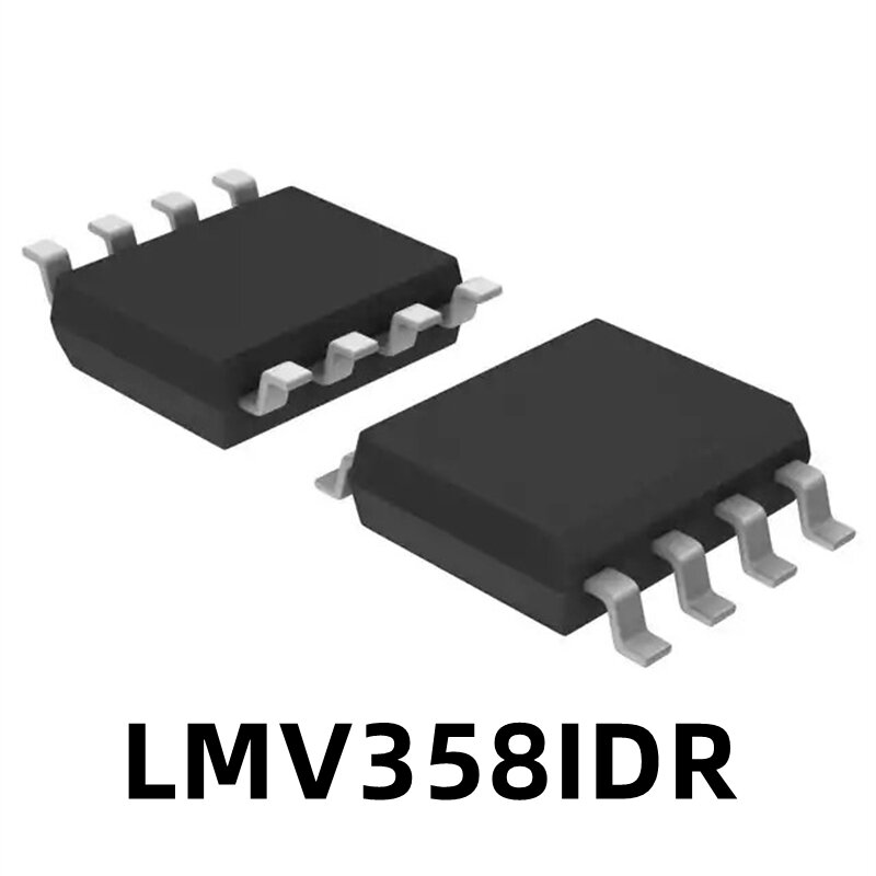 1 pces mv358i lmv358 lmv358idr sop8 amplificador operacional de saída de trilho a trilho de baixa tensão