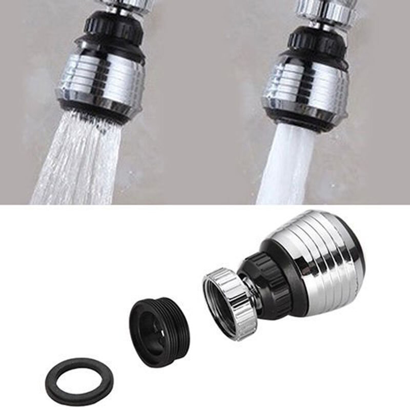 360 Rotate Swivel Faucet Nozzle Filter Adapter Adjustable Water Saving Tap Aerator Diffuser Converter Bathroom Kitchen Accessory