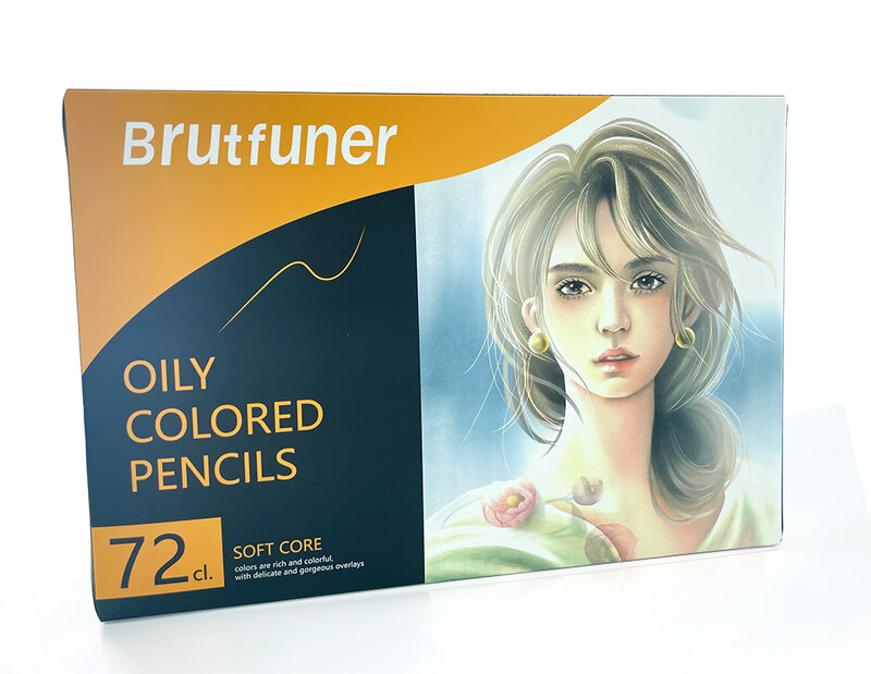 Brutfuner NEW 26/50/72 colori legno tono della pelle matite colorate Soft Core a base di olio schizzo disegno matita Set forniture artistiche per principianti
