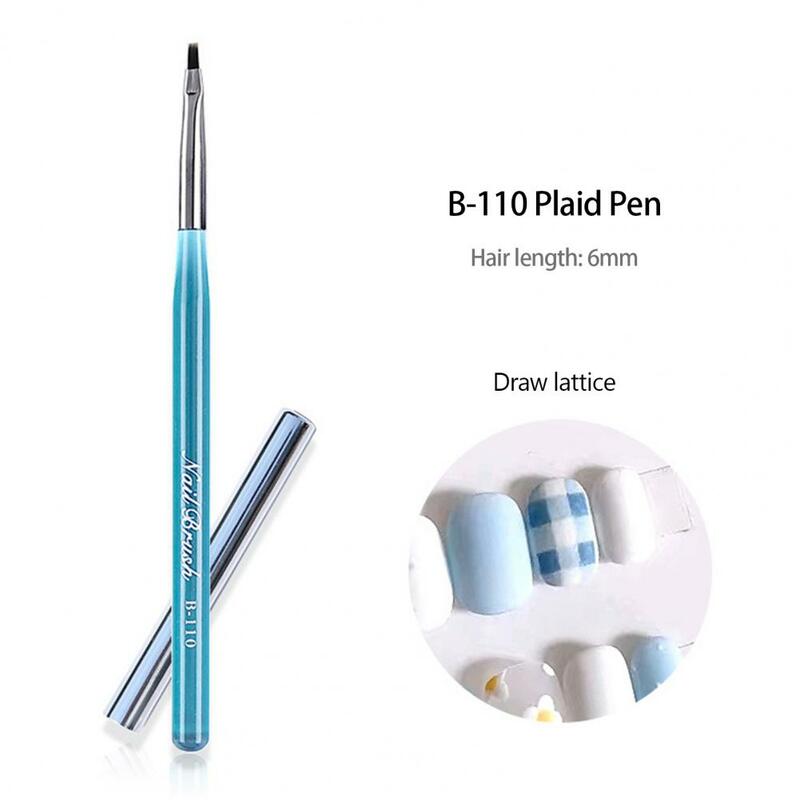 Convenient Comfortable Grip Reusable French Stripe Nail Art Liner Brush Pen Multiple Styles Nail Art Liner Nail Supplies