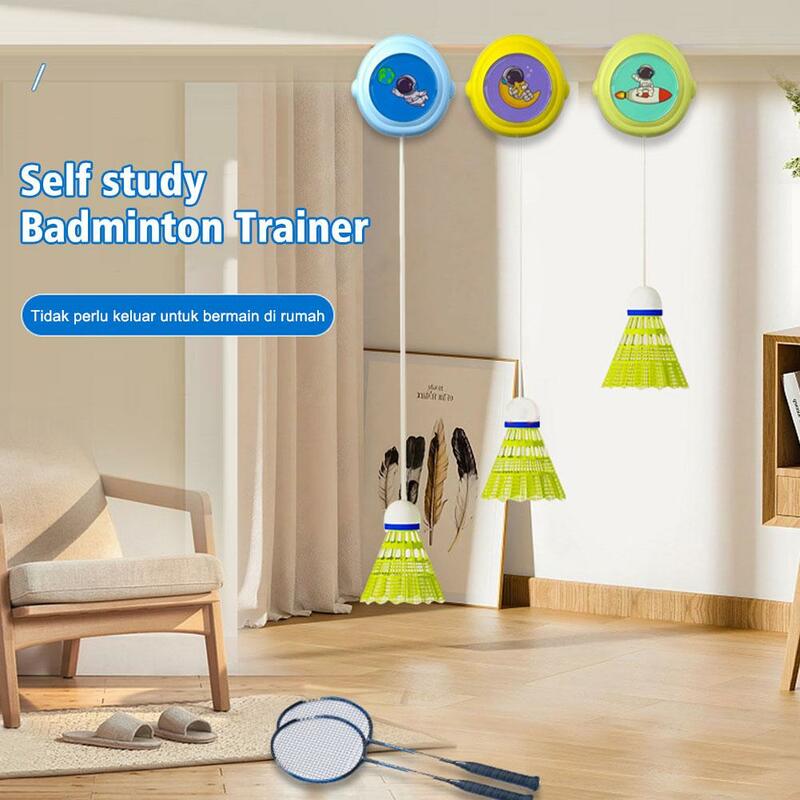 Self Practice Trainer Aid With Badminton Racket Single Badminton Training Device For Indoor Outdoor Professional Training T K3Z5