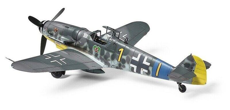 Tamiya 60790 1/72 Scale Aircraft Model Kit WWII German Messerschmitt Bf109 G-6 Model Building