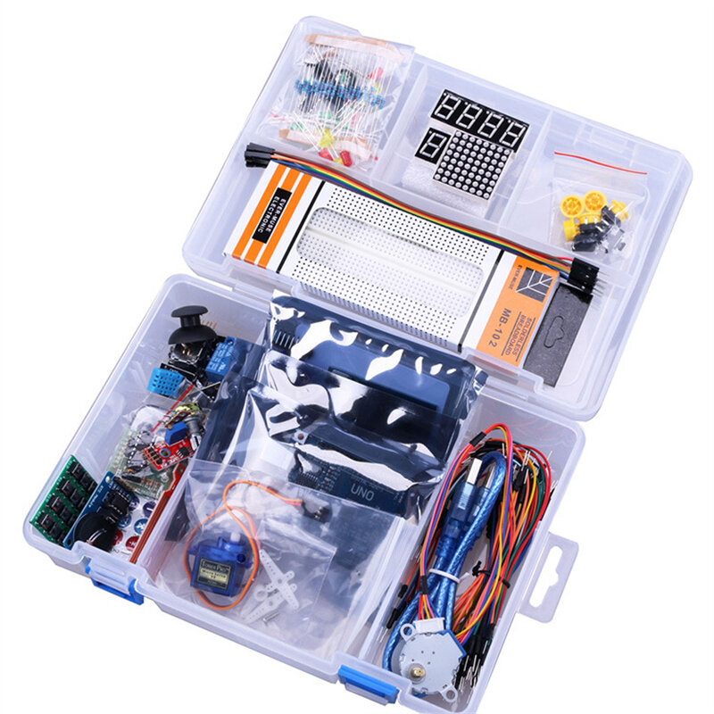 Стартовый набор для Arduino UNO R3, RFID, обучающий комплект в розничной коробке