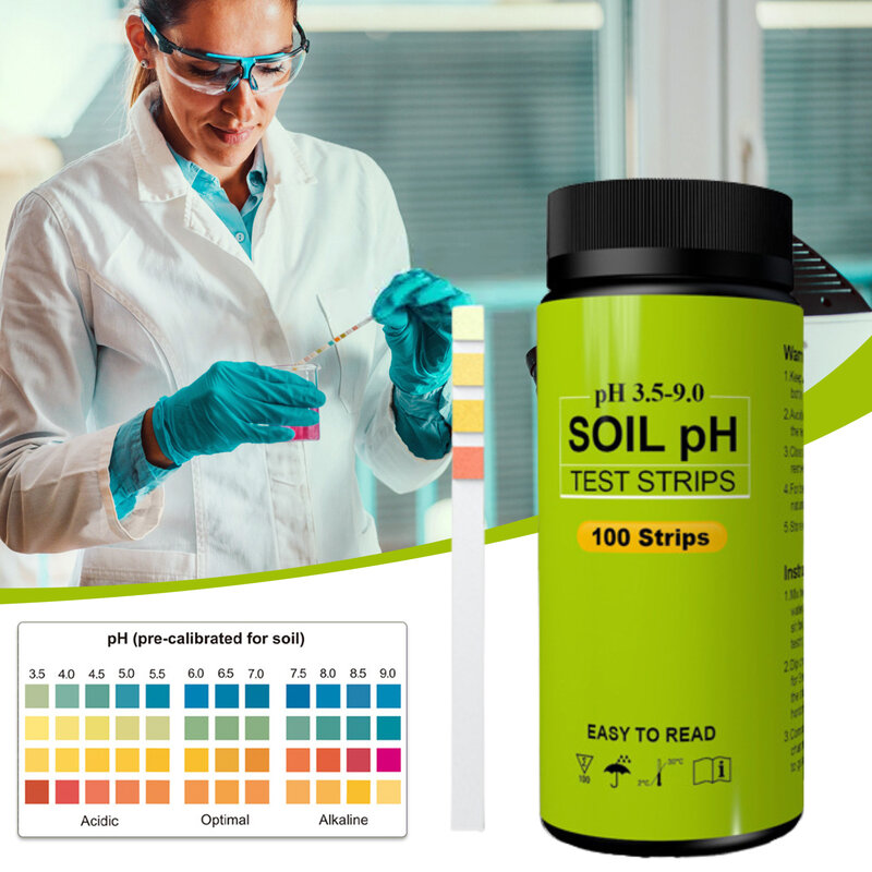 100 PH paski profesjonalne 3.5-9.0 PH papierek lakmusowy paski do testowania Ph kosmetyki wodne paski testowe kwasowości gleby