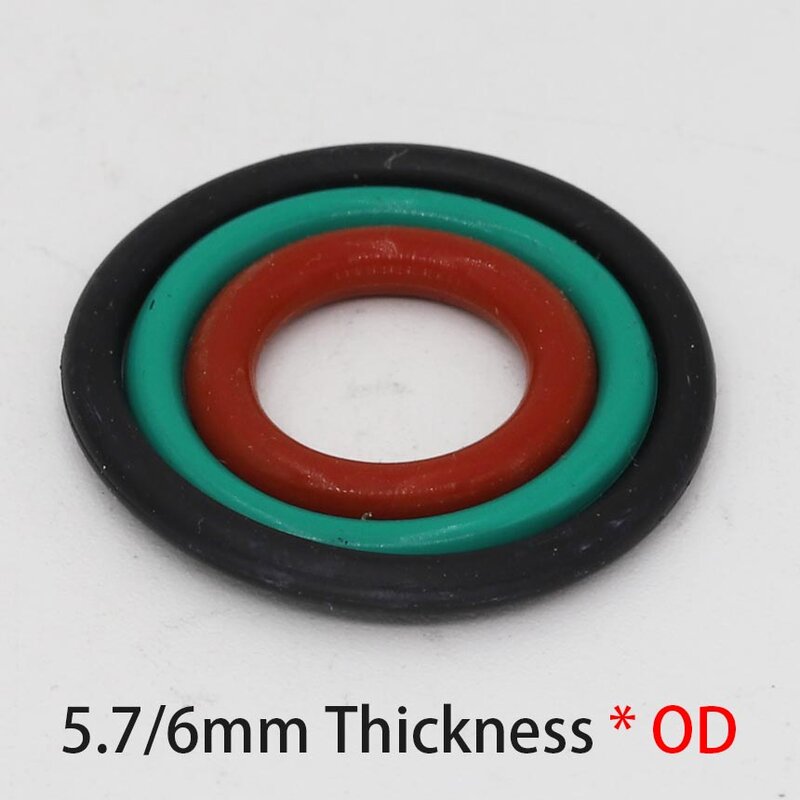 1.8/2.5/2.8/3.1/3.2/3.55/4/4.8/5.1/5.5/5.8/6.3mm ID 1.6mm Thickness CS Black NBR Oring Rubber Washer o링 Oil Seal Gasket O Ring