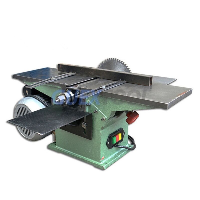 Plane Saw Drill Triple With Backing Electric Planer Woodworking Planing Table Saw Multifunction Desktop Planer Drilling Machine