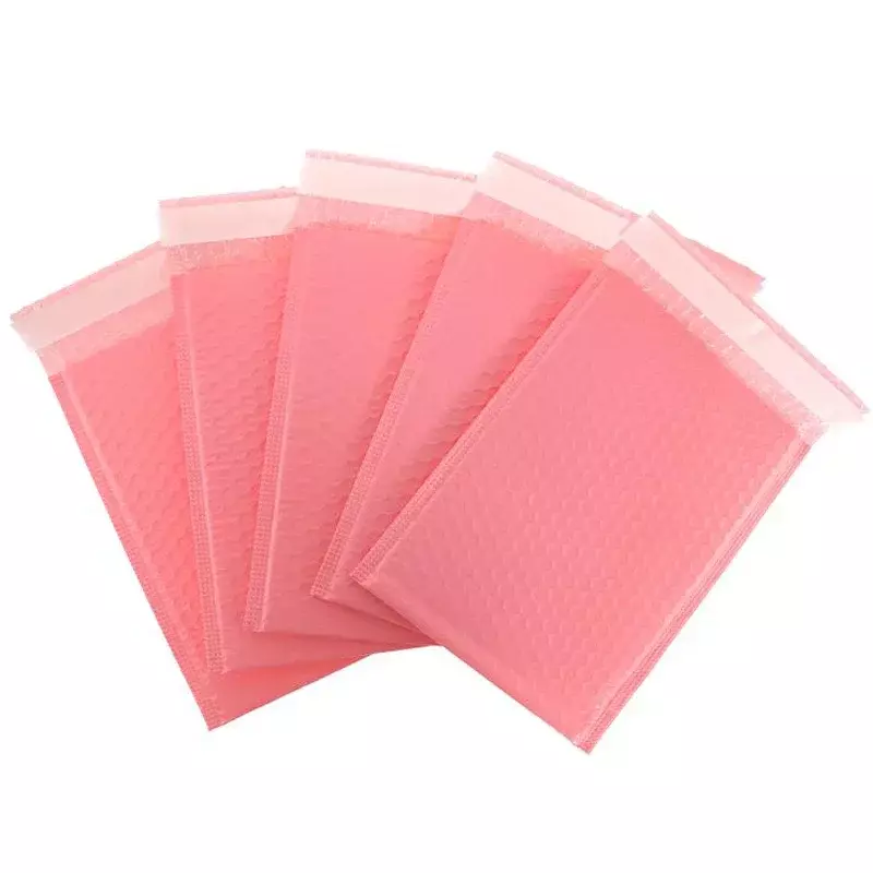Magazine Lined Poly For Mailer Self Pink Seal Book Bubble Envelopes Mailers Bags Gift 100pcs Padded